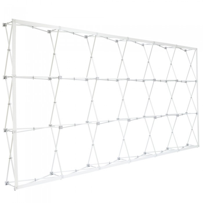 15 Ft. RPL Fabric Pop Up Display 89"H Straight Fabric Pop up Trade