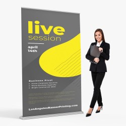 SilverStep 60x92 Retractable Banner Stand
