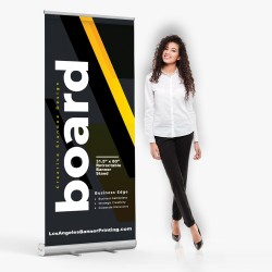 31.5 x 80 Economy Retractable Banner Stand & Graphic Print