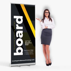 36 x 80 Economy Retractable Banner Stand & Graphic Print