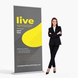 SilverStep 48x92 Retractable Banner Stand